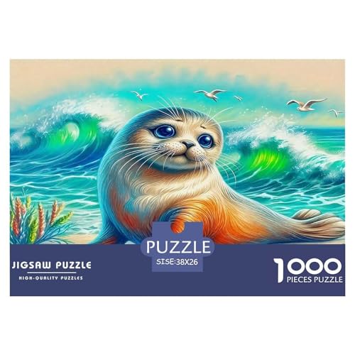 Dichtung Puzzle 1000-teilige Schwer Puzzle Spielzeug Lernspiel Impossible Herausforderung Spielzeug Für Erwachsene Kinder 38x26cm/1000pcs von UNRXJZLVM