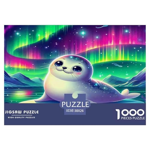 Dichtung Puzzle 1000-teilige Schwer Puzzle Spielzeug Lernspiel Impossible Herausforderung Spielzeug Für Erwachsene Kinder 38x26cm/1000pcs von UNRXJZLVM