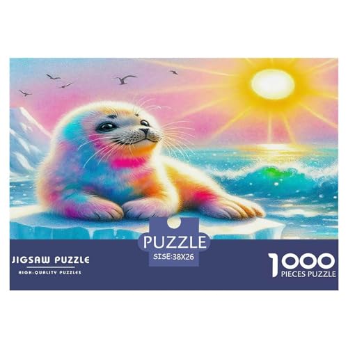Dichtung Puzzles 1000 Teile Schwer Puzzle Spielzeug Lernspiel Impossible Herausforderungsspielzeug Für Erwachsene Kinder 38x26cm/1000pcs von UNRXJZLVM