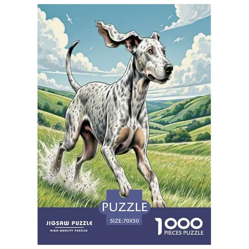 Doberman Pinscher Puzzle 1000-teilige Schwer Puzzle Spielzeug Pädagogisches Spiel Impossible Herausforderungsspielzeug Für Erwachsene Und Kinder in Bewährter 70x50cm/1000pcs von UNRXJZLVM