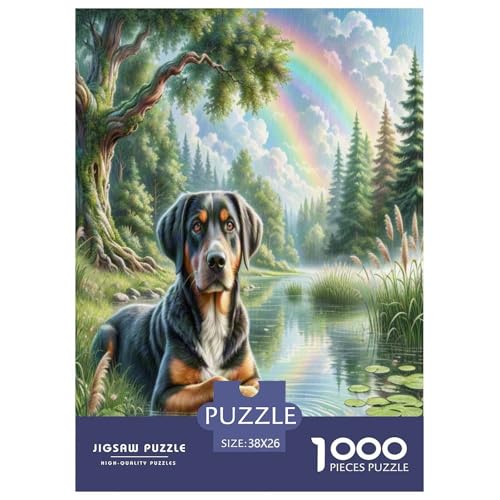 Dogo Argentino Puzzle 1000 Teile Schwer Puzzle Spielzeug Lernspiel Impossible Herausforderungsspielzeug Für Erwachsene Und Kinder Ab 14 Jahren 38x26cm/1000pcs von UNRXJZLVM
