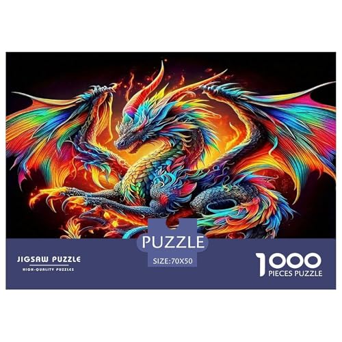 Drachen Puzzles 1000 Teile Schwer Puzzle Spielzeug Pädagogisches Spiel Impossible Herausforderung Spielzeug Für Erwachsene Kinder 70x50cm/1000pcs Drachen Puzzles 1000 Teile Schwer Puzzle Spielzeug Pädagogisches Spiel Impossible Herausforderung Spielzeug Für Erwachsene Kinder 70x50cm/1000pcs von UNRXJZLVM