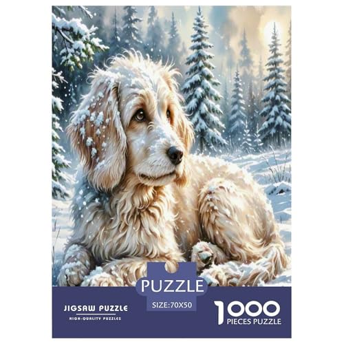 Draht Fox Terrier Puzzle 1000 Teile Schwer Puzzle Spielzeug Lernspiel Impossible Herausforderungsspielzeug Für Erwachsene Und Kinder in Bewährter 70x50cm/1000pcs von UNRXJZLVM