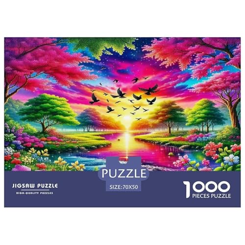 Dschungel Puzzle 1000 Teile Schwer Puzzle Spielzeug Pädagogisches Spiel Impossible Herausforderungsspielzeug Für Erwachsene Kinder 70x50cm/1000pcs von UNRXJZLVM