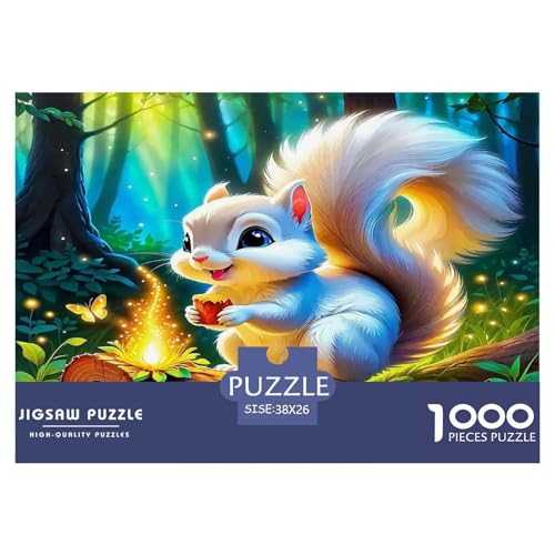 Eichhörnchen Puzzles 1000 Teile Schwer Puzzle Spielzeug Lernspiel Impossible Herausforderungsspielzeug Für Erwachsene Und Kinder Ab 14 Jahren 38x26cm/1000pcs Eichhörnchen Puzzles 1000 Teile Schwer Puzzle Spielzeug Lernspiel Impossible Herausforderungsspielzeug Für Erwachsene Und Kinder Ab 14 Jahren 38x26cm/1000pcs von UNRXJZLVM
