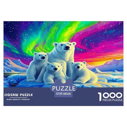 Eisbär Puzzle 1000-teilige Schwer Puzzle Spielzeug Lernspiel Impossible Herausforderungsspielzeug Für Erwachsene Und Kinder Ab 12 Jahren 38x26cm/1000pcs Eisbär Puzzle 1000-teilige Schwer Puzzle Spielzeug Lernspiel Impossible Herausforderungsspielzeug Für Erwachsene Und Kinder Ab 12 Jahren 38x26cm/1000pcs von UNRXJZLVM