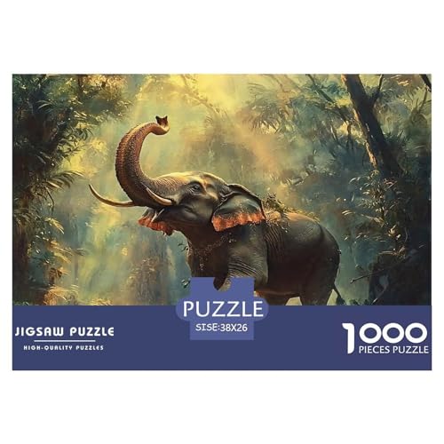 Elefanten Puzzle 1000 Teile Schwer Puzzle Spielzeug Lernspiel Impossible Herausforderungsspielzeug Für Erwachsene Und Kinder Ab 14 Jahren 38x26cm/1000pcs Elefanten Puzzle 1000 Teile Schwer Puzzle Spielzeug Lernspiel Impossible Herausforderungsspielzeug Für Erwachsene Und Kinder Ab 14 Jahren 38x26cm/1000pcs von UNRXJZLVM