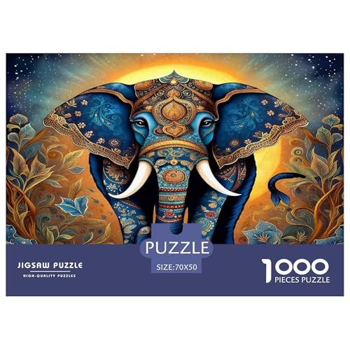 Elefanten Puzzles 1000 Teile Schwer Puzzle Spielzeug Lernspiel Impossible Herausforderung Spielzeug Für Erwachsene Kinder 70x50cm/1000pcs Elefanten Puzzles 1000 Teile Schwer Puzzle Spielzeug Lernspiel Impossible Herausforderung Spielzeug Für Erwachsene Kinder 70x50cm/1000pcs von UNRXJZLVM