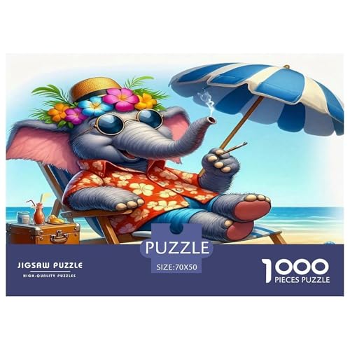Elefanten Puzzles 1000 Teile Schwer Puzzle Spielzeug Lernspiel Impossible Herausforderung Spielzeug Für Erwachsene Kinder 70x50cm/1000pcs Elefanten Puzzles 1000 Teile Schwer Puzzle Spielzeug Lernspiel Impossible Herausforderung Spielzeug Für Erwachsene Kinder 70x50cm/1000pcs von UNRXJZLVM