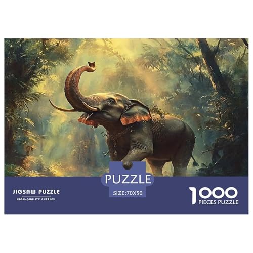 Elefanten Puzzles 1000 Teile Schwer Puzzle Spielzeug Lernspiel Impossible Herausforderungsspielzeug Für Erwachsene Kinder 70x50cm/1000pcs Elefanten Puzzles 1000 Teile Schwer Puzzle Spielzeug Lernspiel Impossible Herausforderungsspielzeug Für Erwachsene Kinder 70x50cm/1000pcs von UNRXJZLVM