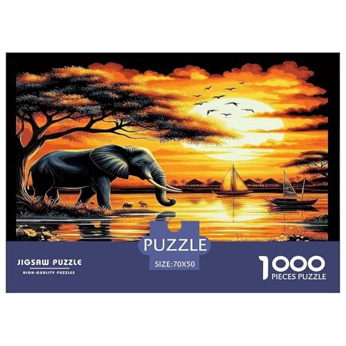 Elefanten Puzzles 1000 Teile Schwer Puzzle Spielzeug Lernspiel Impossible Herausforderungsspielzeug Für Erwachsene Kinder 70x50cm/1000pcs Elefanten Puzzles 1000 Teile Schwer Puzzle Spielzeug Lernspiel Impossible Herausforderungsspielzeug Für Erwachsene Kinder 70x50cm/1000pcs von UNRXJZLVM