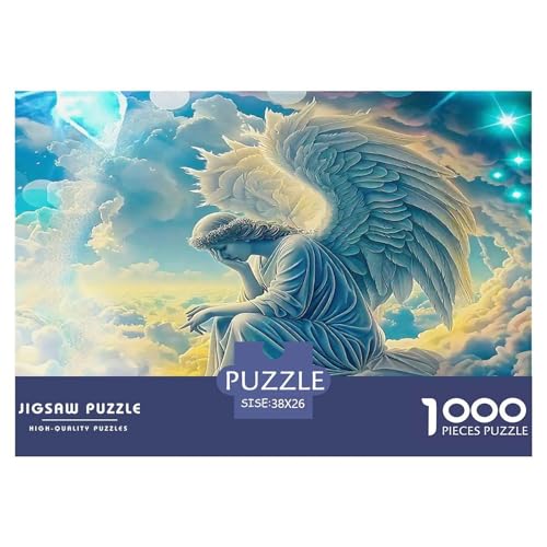 Engel Flügel Puzzles 1000 Teile Schwer Puzzle Spielzeug Lernspiel Impossible Herausforderungsspielzeug Für Erwachsene Kinder 38x26cm/1000pcs von UNRXJZLVM