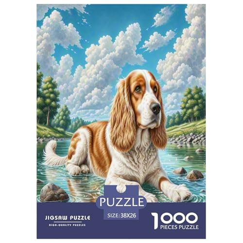 Englischer Springer Spaniel Puzzle 1000 Teile Schwer Puzzle Spielzeug Lernspiel Impossible Herausforderung Spielzeug Für Erwachsene Und Kinder in Bewährter 38x26cm/1000pcs Englischer Springer Spaniel Puzzle 1000 Teile Schwer Puzzle Spielzeug Lernspiel Impossible Herausforderung Spielzeug Für Erwachsene Und Kinder in Bewährter 38x26cm/1000pcs von UNRXJZLVM