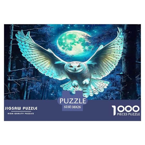 Eule Puzzle 1000 Teile Schwer Puzzle Spielzeug Lernspiel Impossible Herausforderung Spielzeug Für Erwachsene Und Kinder Ab 12 Jahren 38x26cm/1000pcs Eule Puzzle 1000 Teile Schwer Puzzle Spielzeug Lernspiel Impossible Herausforderung Spielzeug Für Erwachsene Und Kinder Ab 12 Jahren 38x26cm/1000pcs von UNRXJZLVM