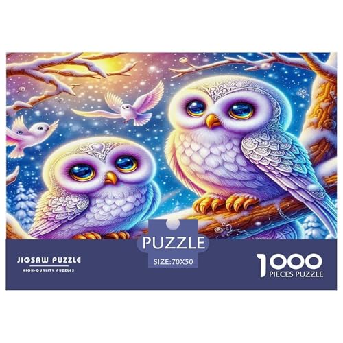Eule Puzzle 1000-teilige Schwer Puzzle Spielzeug Lernspiel Impossible Herausforderungsspielzeug Für Erwachsene Kinder 70x50cm/1000pcs Eule Puzzle 1000-teilige Schwer Puzzle Spielzeug Lernspiel Impossible Herausforderungsspielzeug Für Erwachsene Kinder 70x50cm/1000pcs von UNRXJZLVM