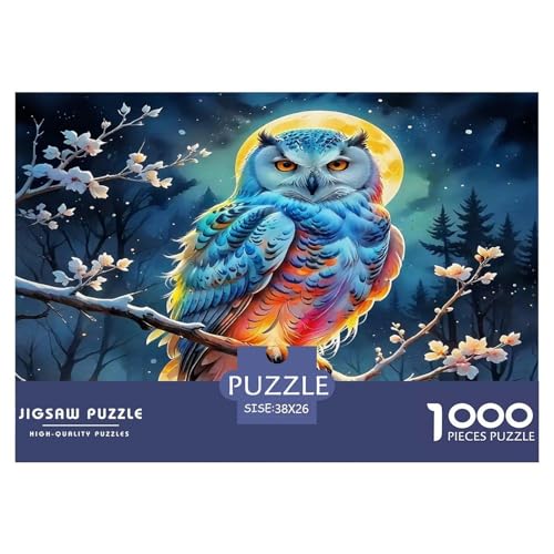 Eule Puzzle 1000-teilige Schwer Puzzle Spielzeug Lernspiel Impossible Herausforderungsspielzeug Für Erwachsene Und Kinder Ab 12 Jahren 38x26cm/1000pcs Eule Puzzle 1000-teilige Schwer Puzzle Spielzeug Lernspiel Impossible Herausforderungsspielzeug Für Erwachsene Und Kinder Ab 12 Jahren 38x26cm/1000pcs von UNRXJZLVM