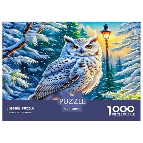 Eule Puzzle 1000-teilige Schwer Puzzle Spielzeug Lernspiel Impossible Herausforderungsspielzeug Für Erwachsene Und Kinder Ab 14 Jahren 70x50cm/1000pcs Eule Puzzle 1000-teilige Schwer Puzzle Spielzeug Lernspiel Impossible Herausforderungsspielzeug Für Erwachsene Und Kinder Ab 14 Jahren 70x50cm/1000pcs von UNRXJZLVM