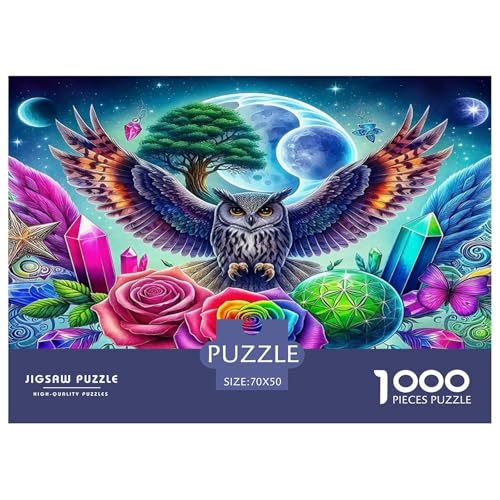 Eule Puzzles 1000 Teile Schwer Puzzle Spielzeug Lernspiel Impossible Herausforderungsspielzeug Für Erwachsene Kinder 70x50cm/1000pcs Eule Puzzles 1000 Teile Schwer Puzzle Spielzeug Lernspiel Impossible Herausforderungsspielzeug Für Erwachsene Kinder 70x50cm/1000pcs von UNRXJZLVM