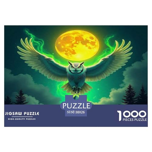 Eule Puzzles 1000 Teile Schwer Puzzle Spielzeug Lernspiel Impossible Herausforderungsspielzeug Für Erwachsene Und Kinder Ab 14 Jahren 38x26cm/1000pcs Eule Puzzles 1000 Teile Schwer Puzzle Spielzeug Lernspiel Impossible Herausforderungsspielzeug Für Erwachsene Und Kinder Ab 14 Jahren 38x26cm/1000pcs von UNRXJZLVM