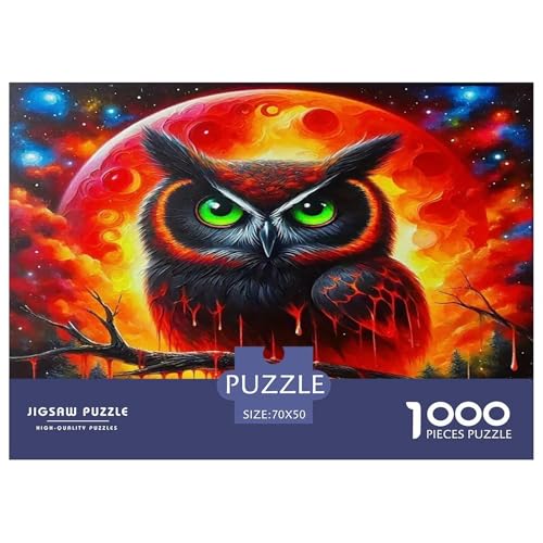 Eule Puzzles 1000 Teile Schwer Puzzle Spielzeug Pädagogisches Spiel Impossible Herausforderungsspielzeug Für Erwachsene Kinder 70x50cm/1000pcs Eule Puzzles 1000 Teile Schwer Puzzle Spielzeug Pädagogisches Spiel Impossible Herausforderungsspielzeug Für Erwachsene Kinder 70x50cm/1000pcs von UNRXJZLVM