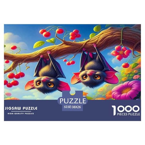 Fledermaus Puzzle 1000 Teile Schwer Puzzle Spielzeug Pädagogisches Spiel Impossible Herausforderungsspielzeug Für Erwachsene Und Kinder Ab 12 Jahren 38x26cm/1000pcs Fledermaus Puzzle 1000 Teile Schwer Puzzle Spielzeug Pädagogisches Spiel Impossible Herausforderungsspielzeug Für Erwachsene Und Kinder Ab 12 Jahren 38x26cm/1000pcs von UNRXJZLVM