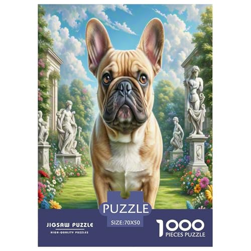 Französische Bulldogge Puzzles 1000 Teile Schwer Puzzle Spielzeug Lernspiel Impossible Herausforderungsspielzeug Für Erwachsene Und Kinder Ab 12 Jahren 70x50cm/1000pcs Französische Bulldogge Puzzles 1000 Teile Schwer Puzzle Spielzeug Lernspiel Impossible Herausforderungsspielzeug Für Erwachsene Und Kinder Ab 12 Jahren 70x50cm/1000pcs von UNRXJZLVM