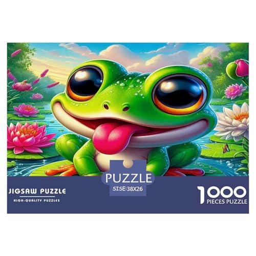 Frosch Puzzles 1000 Teile Schwer Puzzle Spielzeug Lernspiel Impossible Herausforderung Spielzeug Für Erwachsene Kinder 38x26cm/1000pcs Frosch Puzzles 1000 Teile Schwer Puzzle Spielzeug Lernspiel Impossible Herausforderung Spielzeug Für Erwachsene Kinder 38x26cm/1000pcs von UNRXJZLVM