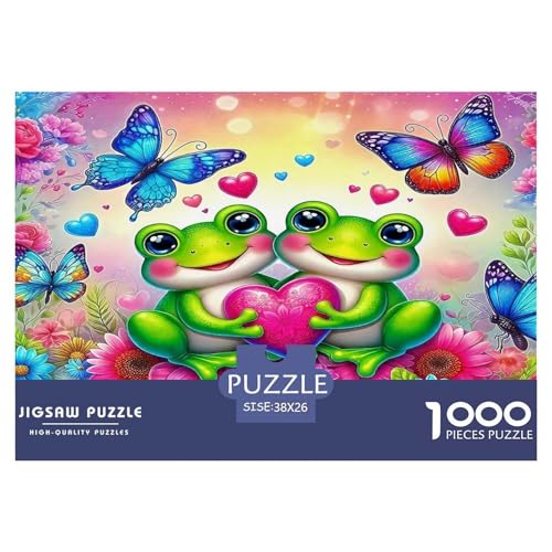 Frosch Puzzles 1000 Teile Schwer Puzzle Spielzeug Pädagogisches Spiel Impossible Herausforderungsspielzeug Für Erwachsene Kinder 38x26cm/1000pcs Frosch Puzzles 1000 Teile Schwer Puzzle Spielzeug Pädagogisches Spiel Impossible Herausforderungsspielzeug Für Erwachsene Kinder 38x26cm/1000pcs von UNRXJZLVM