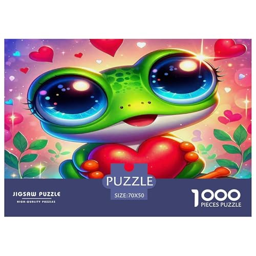Frosch Puzzles 1000-teilige Schwer Puzzle Spielzeug Lernspiel Impossible Herausforderungsspielzeug Für Erwachsene Kinder 70x50cm/1000pcs Frosch Puzzles 1000-teilige Schwer Puzzle Spielzeug Lernspiel Impossible Herausforderungsspielzeug Für Erwachsene Kinder 70x50cm/1000pcs von UNRXJZLVM