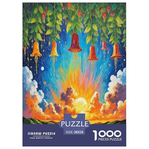 Fuchsien Puzzle 1000 Teile Schwer Puzzle Spielzeug Lernspiel Impossible Herausforderung Spielzeug Für Erwachsene Kinder 38x26cm/1000pcs von UNRXJZLVM