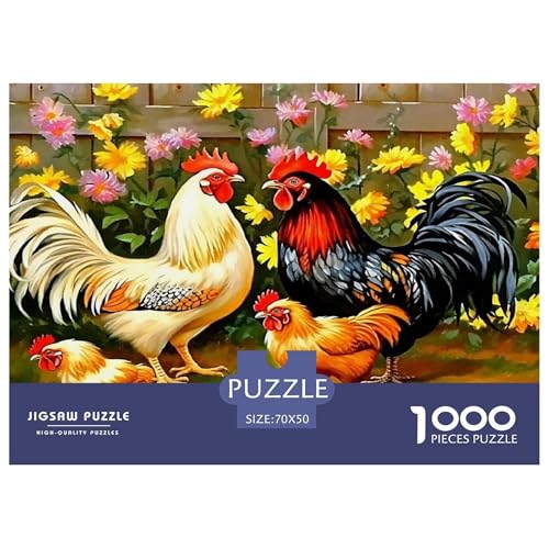Hahn Puzzle 1000-teilige Schwer Puzzle Spielzeug Lernspiel Impossible Herausforderungsspielzeug Für Erwachsene Und Kinder Ab 14 Jahren 70x50cm/1000pcs Hahn Puzzle 1000-teilige Schwer Puzzle Spielzeug Lernspiel Impossible Herausforderungsspielzeug Für Erwachsene Und Kinder Ab 14 Jahren 70x50cm/1000pcs von UNRXJZLVM