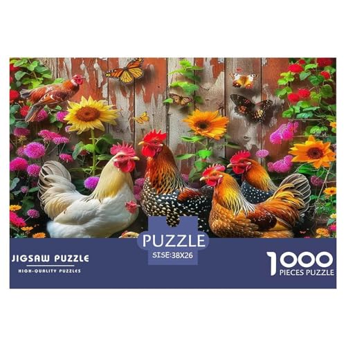 Hahn Puzzle 1000-teilige Schwer Puzzle Spielzeug Pädagogisches Spiel Impossible Herausforderungsspielzeug Für Erwachsene Kinder 38x26cm/1000pcs Hahn Puzzle 1000-teilige Schwer Puzzle Spielzeug Pädagogisches Spiel Impossible Herausforderungsspielzeug Für Erwachsene Kinder 38x26cm/1000pcs von UNRXJZLVM