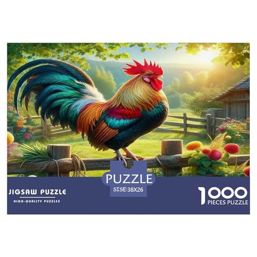 Hahn Puzzles 1000 Teile Schwer Puzzle Spielzeug Pädagogisches Spiel Impossible Herausforderungsspielzeug Für Erwachsene Kinder 38x26cm/1000pcs Hahn Puzzles 1000 Teile Schwer Puzzle Spielzeug Pädagogisches Spiel Impossible Herausforderungsspielzeug Für Erwachsene Kinder 38x26cm/1000pcs von UNRXJZLVM