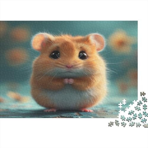 UNRXJZLVM Hamster Puzzle 1000 Teile Klassisches Puzzle für Erwachsene 1000pcs (75x50cm) von UNRXJZLVM