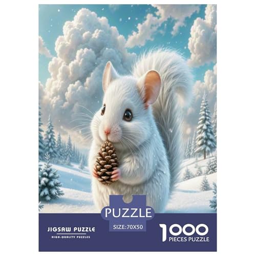 Hamster Puzzle 1000-teilige Schwer Puzzle Spielzeug Lernspiel Impossible Herausforderung Spielzeug Für Erwachsene Kinder 70x50cm/1000pcs von UNRXJZLVM