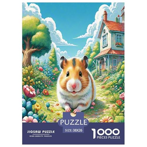 Hamster Puzzle 1000-teilige Schwer Puzzle Spielzeug Lernspiel Impossible Herausforderung Spielzeug Für Erwachsene Und Kinder in Bewährter 38x26cm/1000pcs Hamster Puzzle 1000-teilige Schwer Puzzle Spielzeug Lernspiel Impossible Herausforderung Spielzeug Für Erwachsene Und Kinder in Bewährter 38x26cm/1000pcs von UNRXJZLVM