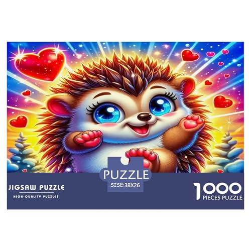 Hedgehog Puzzle 1000 Teile Schwer Puzzle Spielzeug Lernspiel Impossible Herausforderungsspielzeug Für Erwachsene Und Kinder Ab 14 Jahren 38x26cm/1000pcs Hedgehog Puzzle 1000 Teile Schwer Puzzle Spielzeug Lernspiel Impossible Herausforderungsspielzeug Für Erwachsene Und Kinder Ab 14 Jahren 38x26cm/1000pcs von UNRXJZLVM