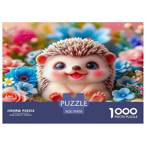 Hedgehog Puzzle 1000-teilige Schwer Puzzle Spielzeug Lernspiel Impossible Herausforderungsspielzeug Für Erwachsene Und Kinder Ab 14 Jahren 70x50cm/1000pcs Hedgehog Puzzle 1000-teilige Schwer Puzzle Spielzeug Lernspiel Impossible Herausforderungsspielzeug Für Erwachsene Und Kinder Ab 14 Jahren 70x50cm/1000pcs von UNRXJZLVM
