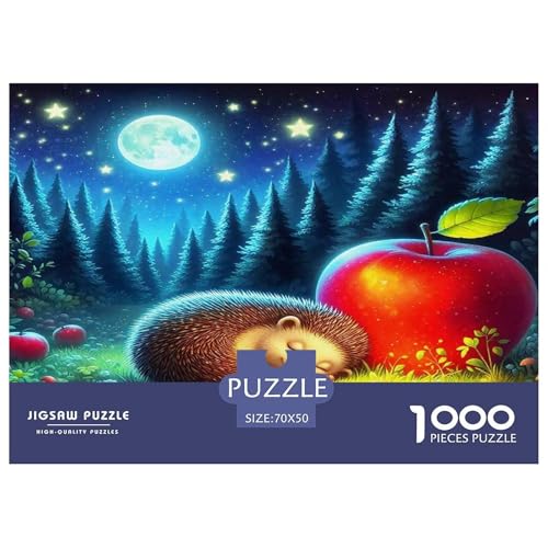 Hedgehog Puzzles 1000 Teile Schwer Puzzle Spielzeug Pädagogisches Spiel Impossible Herausforderungsspielzeug Für Erwachsene Kinder 70x50cm/1000pcs Hedgehog Puzzles 1000 Teile Schwer Puzzle Spielzeug Pädagogisches Spiel Impossible Herausforderungsspielzeug Für Erwachsene Kinder 70x50cm/1000pcs von UNRXJZLVM