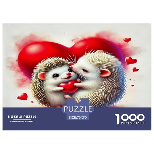 Hedgehog Puzzles 1000 Teile Schwer Puzzle Spielzeug Pädagogisches Spiel Impossible Herausforderungsspielzeug Für Erwachsene Kinder 70x50cm/1000pcs Hedgehog Puzzles 1000 Teile Schwer Puzzle Spielzeug Pädagogisches Spiel Impossible Herausforderungsspielzeug Für Erwachsene Kinder 70x50cm/1000pcs von UNRXJZLVM