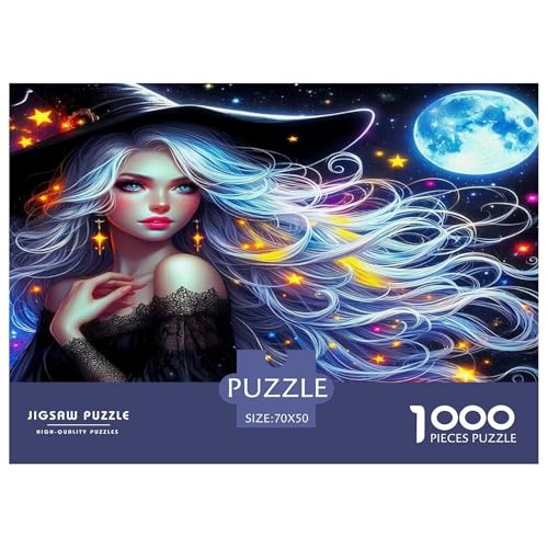 Hexe Puzzle 1000 Teile Schwer Puzzle Spielzeug Lernspiel Impossible Herausforderungsspielzeug Für Erwachsene Und Kinder Ab 14 Jahren 70x50cm/1000pcs Hexe Puzzle 1000 Teile Schwer Puzzle Spielzeug Lernspiel Impossible Herausforderungsspielzeug Für Erwachsene Und Kinder Ab 14 Jahren 70x50cm/1000pcs von UNRXJZLVM