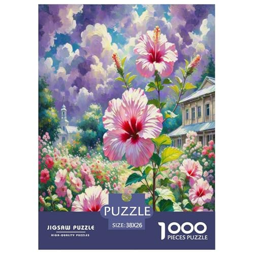 Hibiscus Puzzle 1000 Teile Schwer Puzzle Spielzeug Pädagogisches Spiel Impossible Herausforderungsspielzeug Für Erwachsene Und Kinder in Bewährter 38x26cm/1000pcs Hibiscus Puzzle 1000 Teile Schwer Puzzle Spielzeug Pädagogisches Spiel Impossible Herausforderungsspielzeug Für Erwachsene Und Kinder in Bewährter 38x26cm/1000pcs von UNRXJZLVM