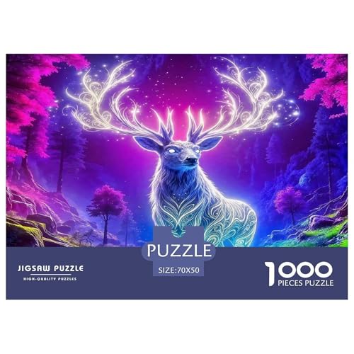 Hirsch Puzzles 1000 Teile Schwer Puzzle Spielzeug Lernspiel Impossible Herausforderung Spielzeug Für Erwachsene Kinder 70x50cm/1000pcs Hirsch Puzzles 1000 Teile Schwer Puzzle Spielzeug Lernspiel Impossible Herausforderung Spielzeug Für Erwachsene Kinder 70x50cm/1000pcs von UNRXJZLVM