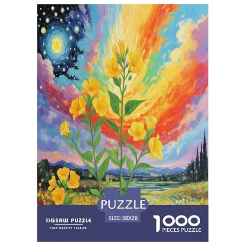 Honeysuckle Blume Puzzle 1000 Teile Schwer Puzzle Spielzeug Lernspiel Impossible Herausforderung Spielzeug Für Erwachsene Kinder 38x26cm/1000pcs von UNRXJZLVM