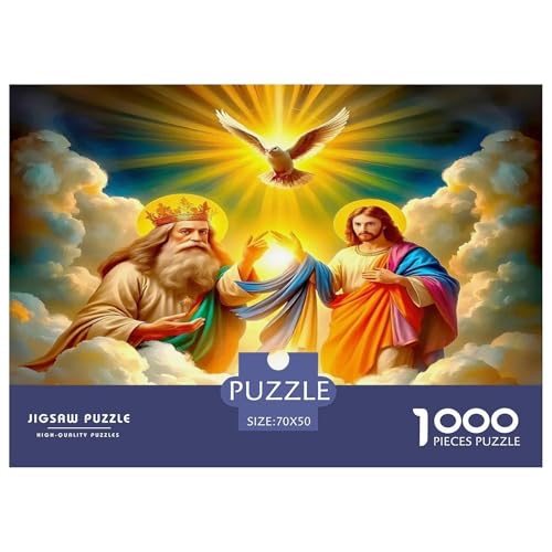 Jesus - Religion Puzzle 1000 Teile Schwer Puzzle Spielzeug Pädagogisches Spiel Impossible Herausforderungsspielzeug Für Erwachsene Und Kinder Ab 12 Jahren 70x50cm/1000pcs Jesus - Religion Puzzle 1000 Teile Schwer Puzzle Spielzeug Pädagogisches Spiel Impossible Herausforderungsspielzeug Für Erwachsene Und Kinder Ab 12 Jahren 70x50cm/1000pcs von UNRXJZLVM
