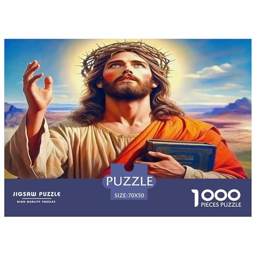 Jesus - Religion Puzzle 1000-teilige Schwer Puzzle Spielzeug Lernspiel Impossible Herausforderungsspielzeug Für Erwachsene Und Kinder Ab 12 Jahren 70x50cm/1000pcs Jesus - Religion Puzzle 1000-teilige Schwer Puzzle Spielzeug Lernspiel Impossible Herausforderungsspielzeug Für Erwachsene Und Kinder Ab 12 Jahren 70x50cm/1000pcs von UNRXJZLVM
