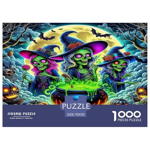 Jumbie Kürbisse Puzzle 1000 Teile Schwer Puzzle Spielzeug Lernspiel Impossible Herausforderung Spielzeug Für Erwachsene Kinder 70x50cm/1000pcs von UNRXJZLVM
