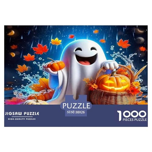 Jumbie Kürbisse Puzzle 1000 Teile Schwer Puzzle Spielzeug Lernspiel Impossible Herausforderungsspielzeug Für Erwachsene Und Kinder in Bewährter 38x26cm/1000pcs von UNRXJZLVM