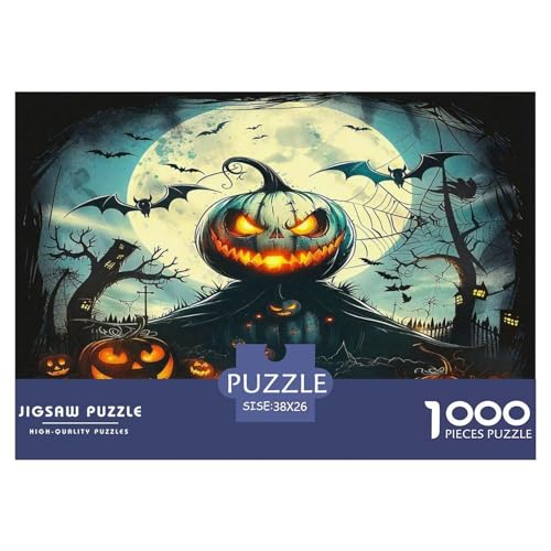 Jumbie Kürbisse Puzzles 1000 Teile Schwer Puzzle Spielzeug Lernspiel Impossible Herausforderungsspielzeug Für Erwachsene Und Kinder in Bewährter 38x26cm/1000pcs von UNRXJZLVM
