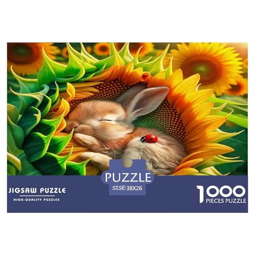 Kaninchen Puzzle 1000 Teile Schwer Puzzle Spielzeug Pädagogisches Spiel Impossible Herausforderungsspielzeug Für Erwachsene Und Kinder in Bewährter 38x26cm/1000pcs Kaninchen Puzzle 1000 Teile Schwer Puzzle Spielzeug Pädagogisches Spiel Impossible Herausforderungsspielzeug Für Erwachsene Und Kinder in Bewährter 38x26cm/1000pcs von UNRXJZLVM